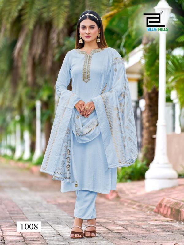 Blue Hills Gulab Jal Fancy Designer Ready Made Collection